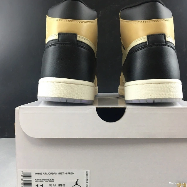 Jordan Premium Air 1 AH7389-003 WMNS Mushroom Fossil High 0726